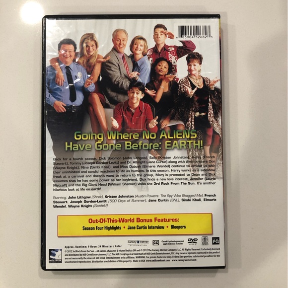 3rd Rock From the Sun Season 4 (1998-99) DVDs - Picture 3 of 3